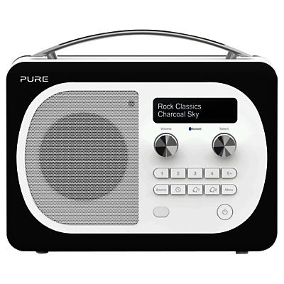 Pure Evoke D4 Mio DAB/FM Bluetooth Radio Charcoal Pure Evoke D4 Mio DAB/FM Bluetooth Radio Charcoal
